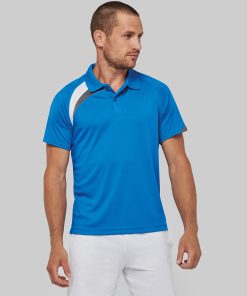 Adults short-sleeved sports polo shirt