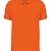 Mens short-sleeved polo shirt
