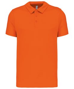 Mens short-sleeved polo shirt