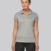 Ladies short-sleeved polo shirt