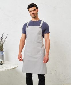 Cross back barista bib apron