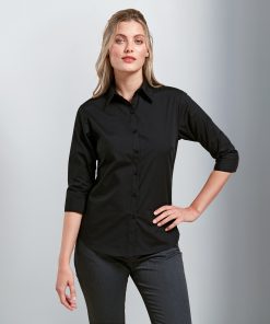Womens ï¿½ sleeve poplin blouse