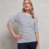 Womens Long John roll-sleeve tee