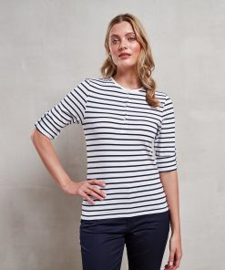 Womens Long John roll-sleeve tee