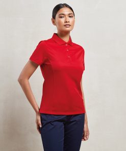Womens Coolcheckerï¿½ piquï¿½ polo