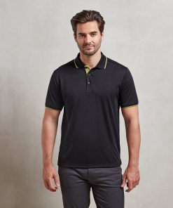 Contrast Coolcheckerï¿½ polo