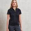 Womens contrast Coolcheckerï¿½ polo