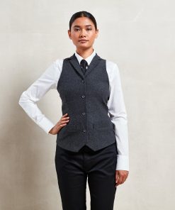 Womens herringbone waistcoat
