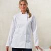 Womens long sleeve chefs jacket