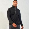 Mens spun dyed sustainable zip-through sweatshirt
