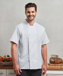 Chefs Coolcheckerï¿½ short sleeve jacket