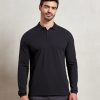 ï¿½Essentialï¿½ unisex long sleeve workwear polo shirt