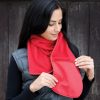Polarthermï¿½ fleece scarf with zip pocket