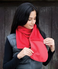 Polarthermï¿½ fleece scarf with zip pocket