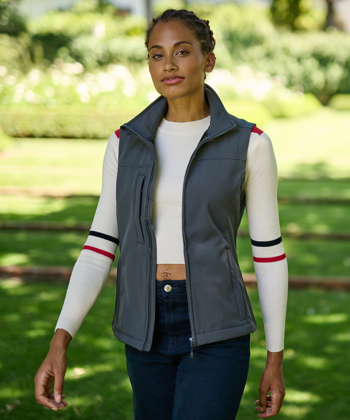 Womens Flux softshell bodywarmer