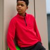 Kids half-zip microfleece