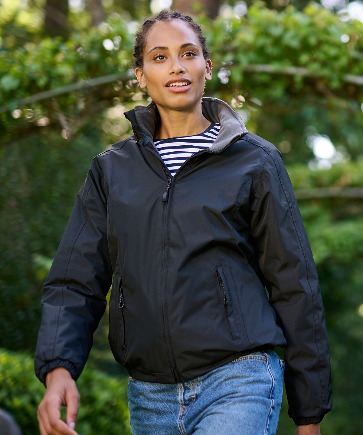 Womens Dover fleece-lined bomber jacket