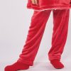 The kids Ribbon luxury Eskimo-style fleece socks