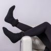 Adult sherpa socks with turndown