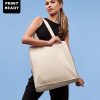 Recycled premium canvas spacious shopper