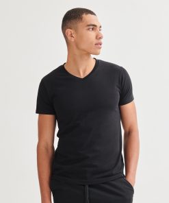 Mens feel good stretch v-neck t-shirt