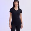 Feel good womens stretch v-neck t-shirt