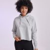 Womens cropped slounge hoodie