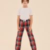 Kids tartan lounge pants