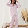Womens satin long pyjamas