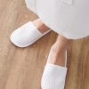 Waffle mule slippers