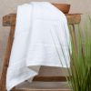 Organic guest towel with printable border