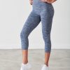 Womens seamless cropped leggings