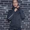 Womens hoodie with reflective tape
