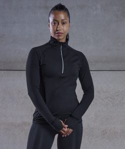 Womens long-sleeved ï¿½ zip top