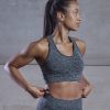 Womens seamless sports bra
