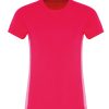 Womens TriDriï¿½ contrast panel performance t-shirt