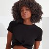 Womenï¿½s TriDriï¿½ twist crop top