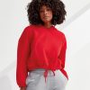 Womens TriDriï¿½ cropped oversize hoodie