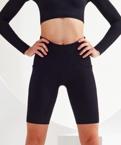Womenï¿½s TriDriï¿½ ribbed seamless 3D Fit cycle shorts