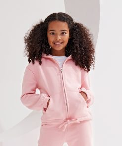 Kids TriDriï¿½ recycled cropped oversize full-zip hoodie