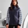 Womens tribe fineline padded gilet