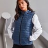 Womens honeycomb hooded gilet