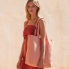 Organic natural dyed maxi bag for life