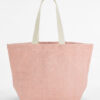 Soft washed jute beach bag
