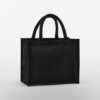 Natural starched jute midi tote