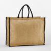 Natural starched jute market shopper