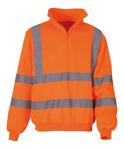 Hi-vis ï¿½ zip sweatshirt (HVK06)