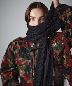 Classic Waffle Knit Scarf