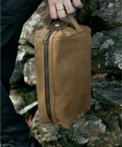 Heritage Waxed Canvas Wash Bag