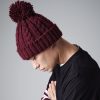 Cable Knit Melange Beanie
